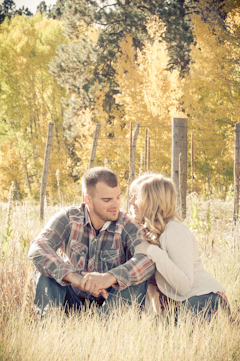 fall leaves picture engagement durango co