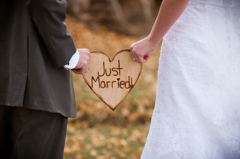 newlyweds just married ridgewood event center blue lake ranch durango co