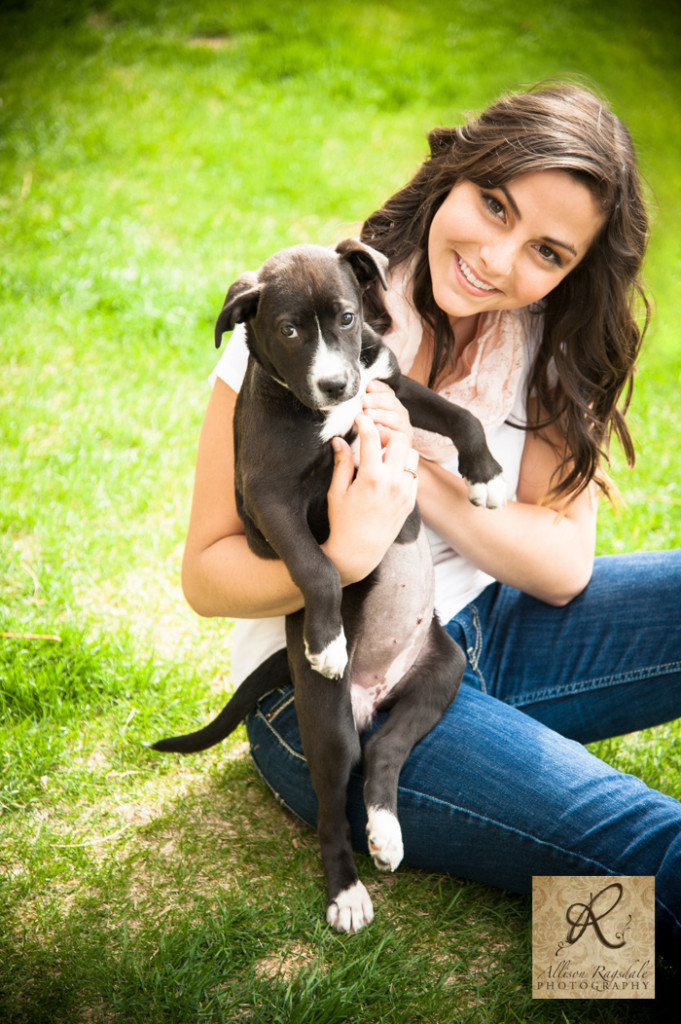 Durango Senior Portraits puppy lab