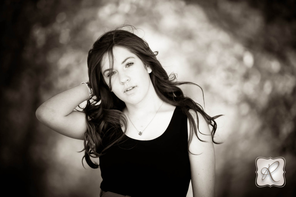 Durango CO Senior Pictures Black and White