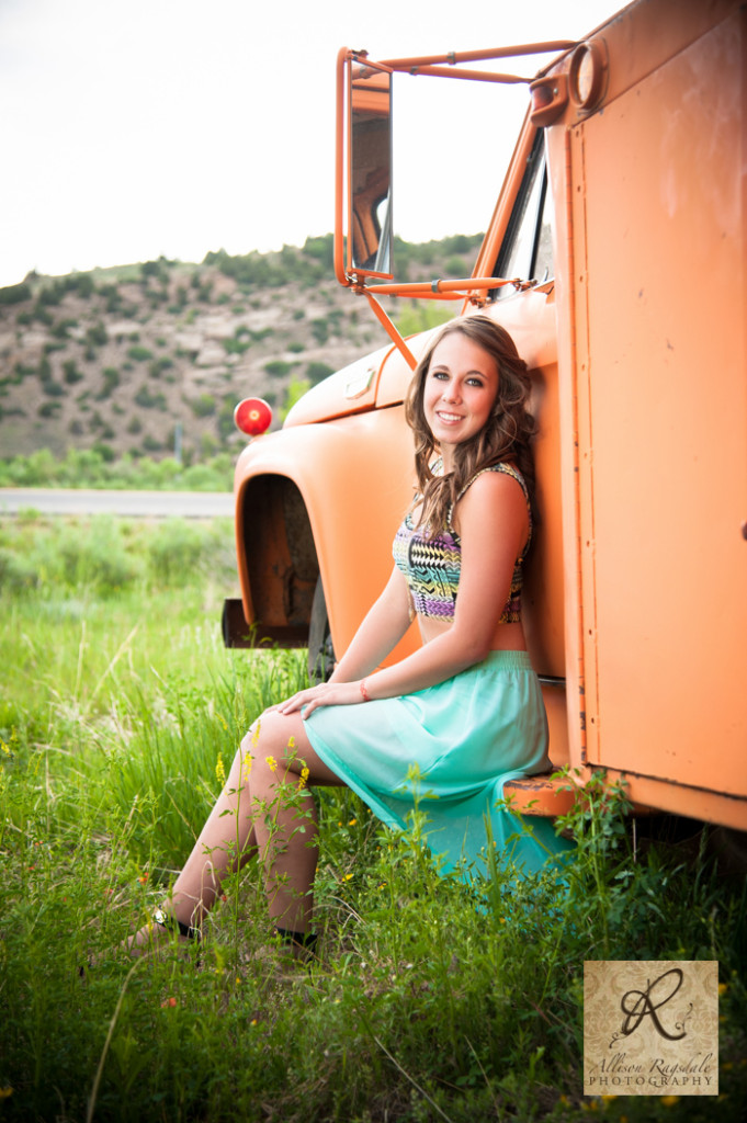 Durango Senior Portraits Cute Sitting