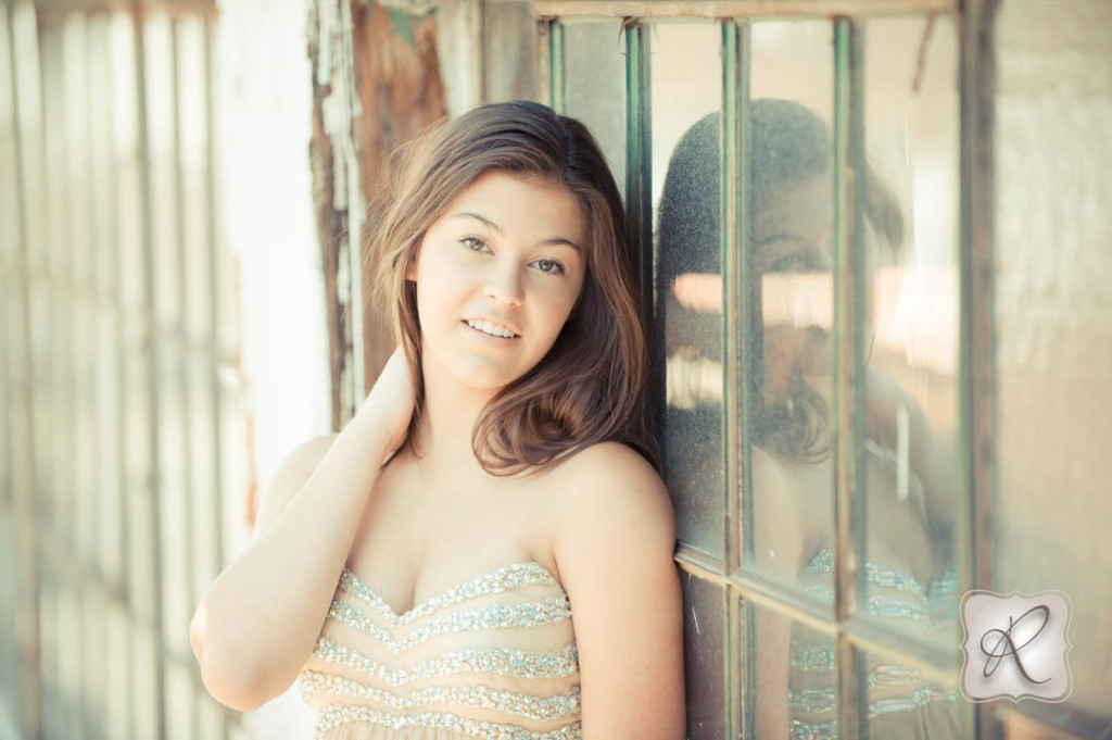 Roof Top Downtown Senior Pictures