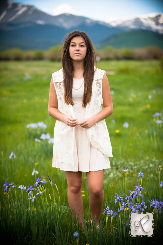 Wild Flower Senior Portraits Durango