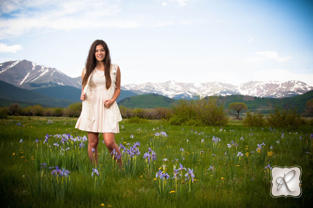 Flower Senior Pictures Durango Mountains