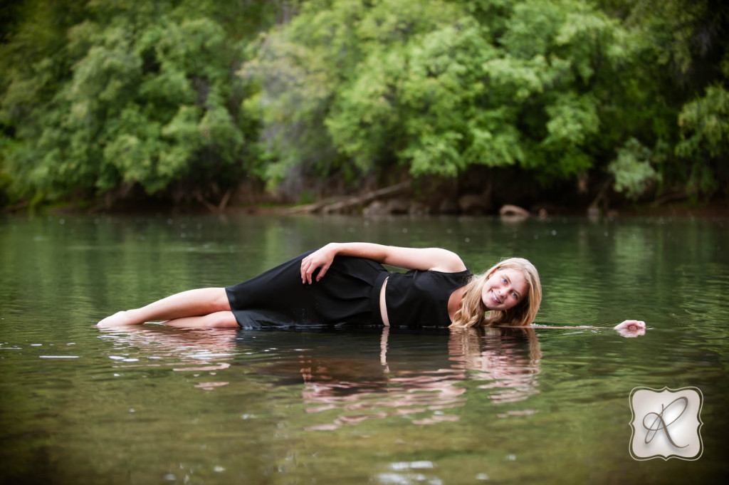 Senior Pictures Animas River with Laura