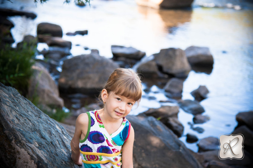 little girl by river photo durango co