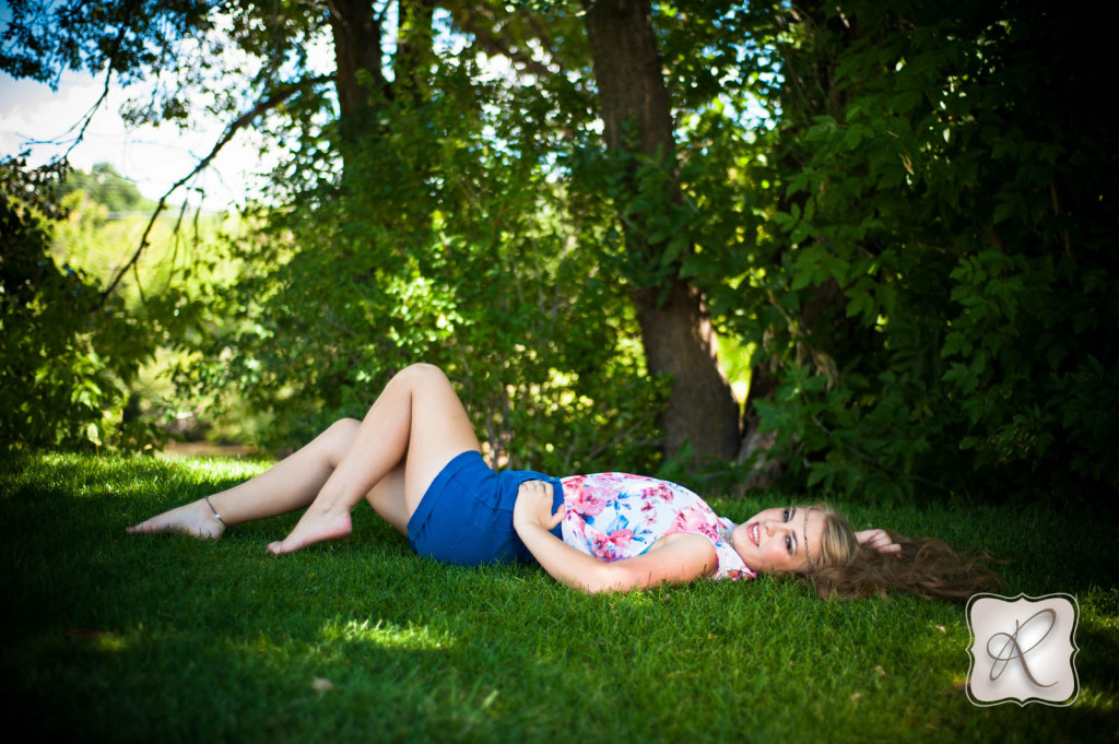 Senior Picture in a park