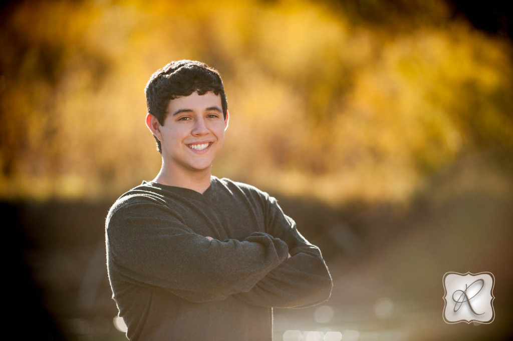 Senior Photos with Fall colors