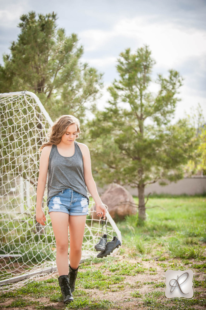 Soccer images with senior