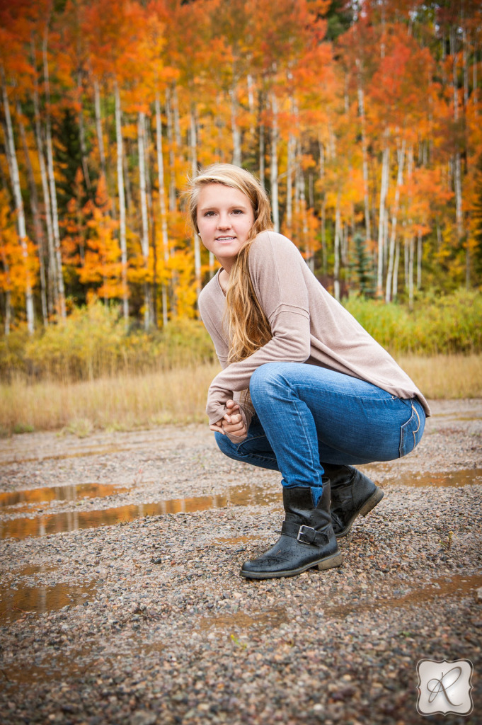 Senior Pictures with Fall colors