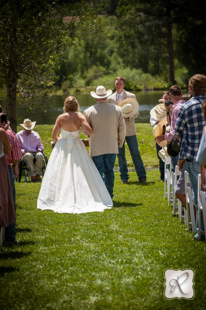 walking down the aisle