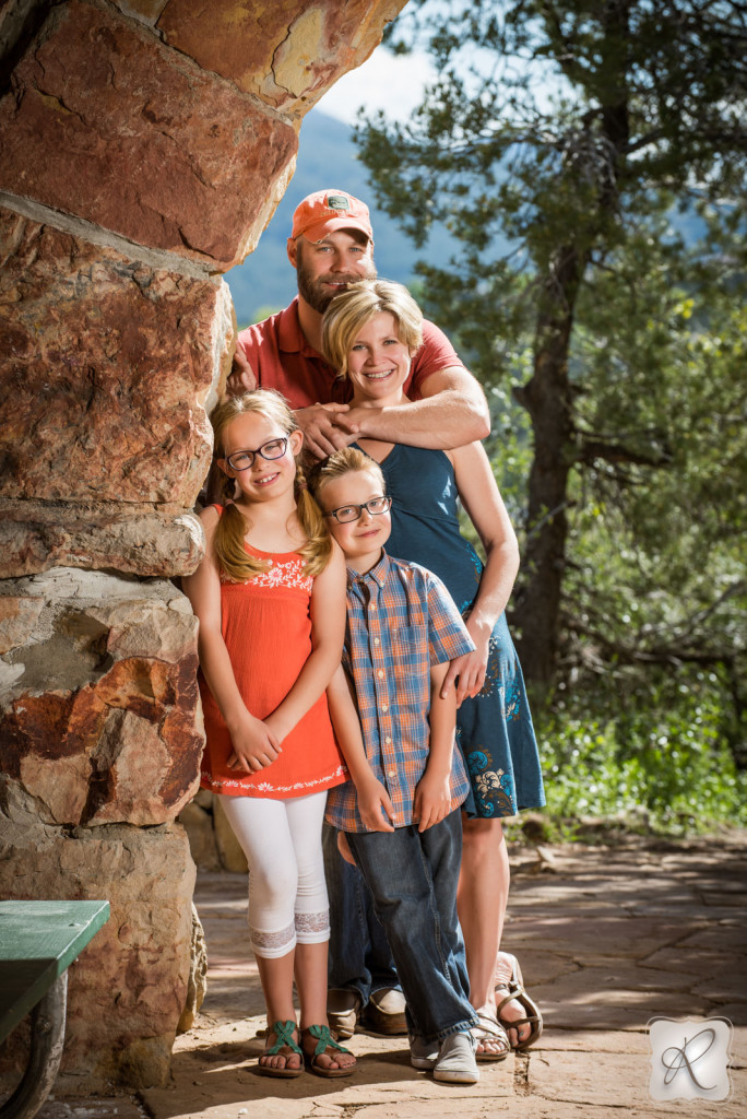 Swanstrom Family in Durango Colorado at the Lion's Den 
