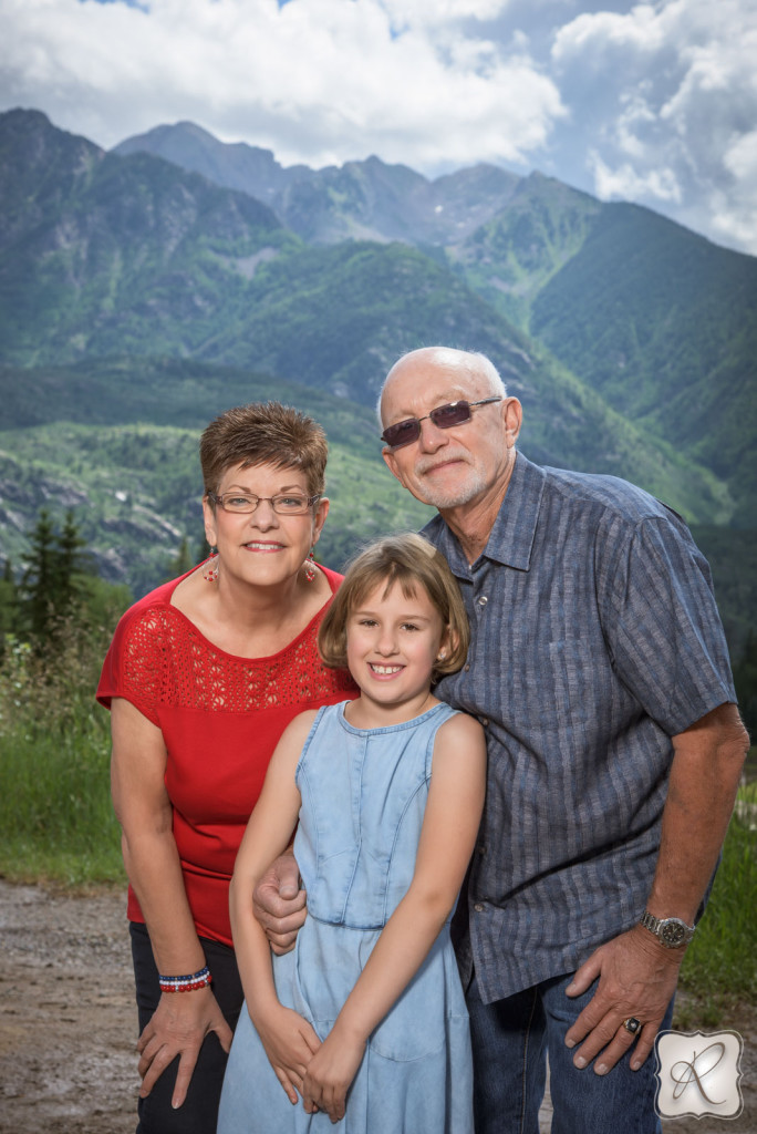 Grandparents and grandkids at Durango Mountain Resort 