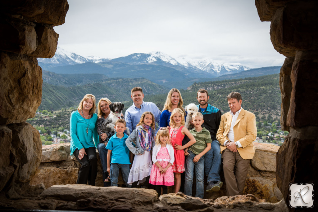 Maycock Family in Durango, Colorado 