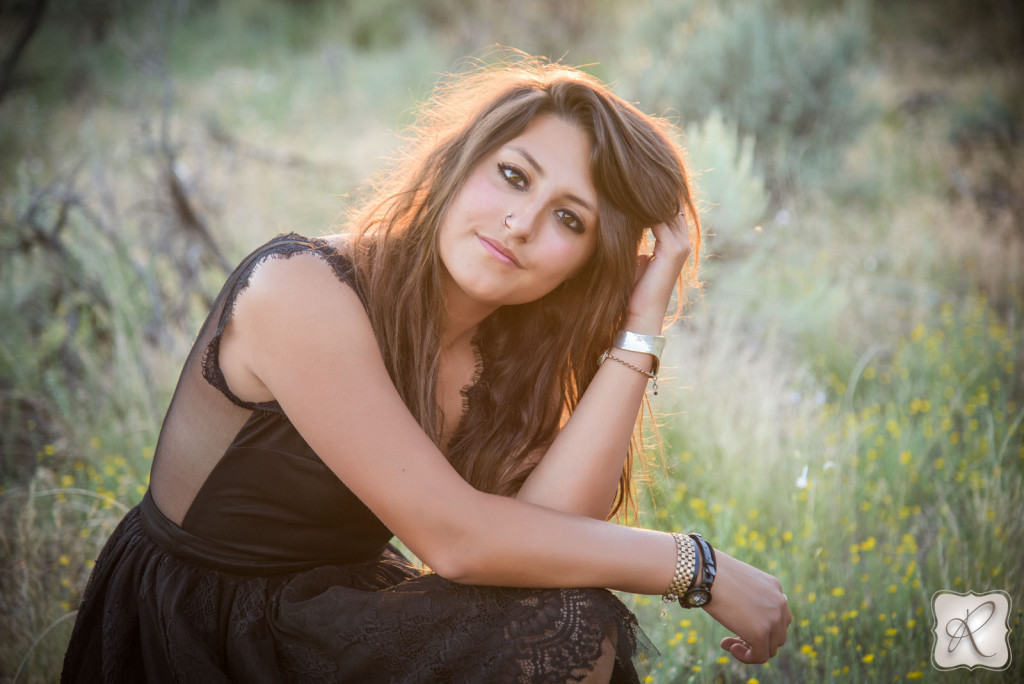 Senior Kiah Garand during her photo session just outside of Durango, CO