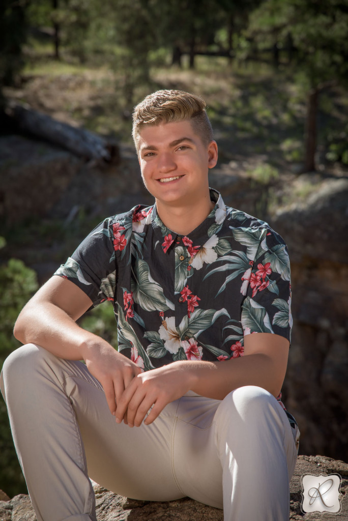 Durango High School Senior Kanyon Mann during his senior session with Allison Ragsdale Photography