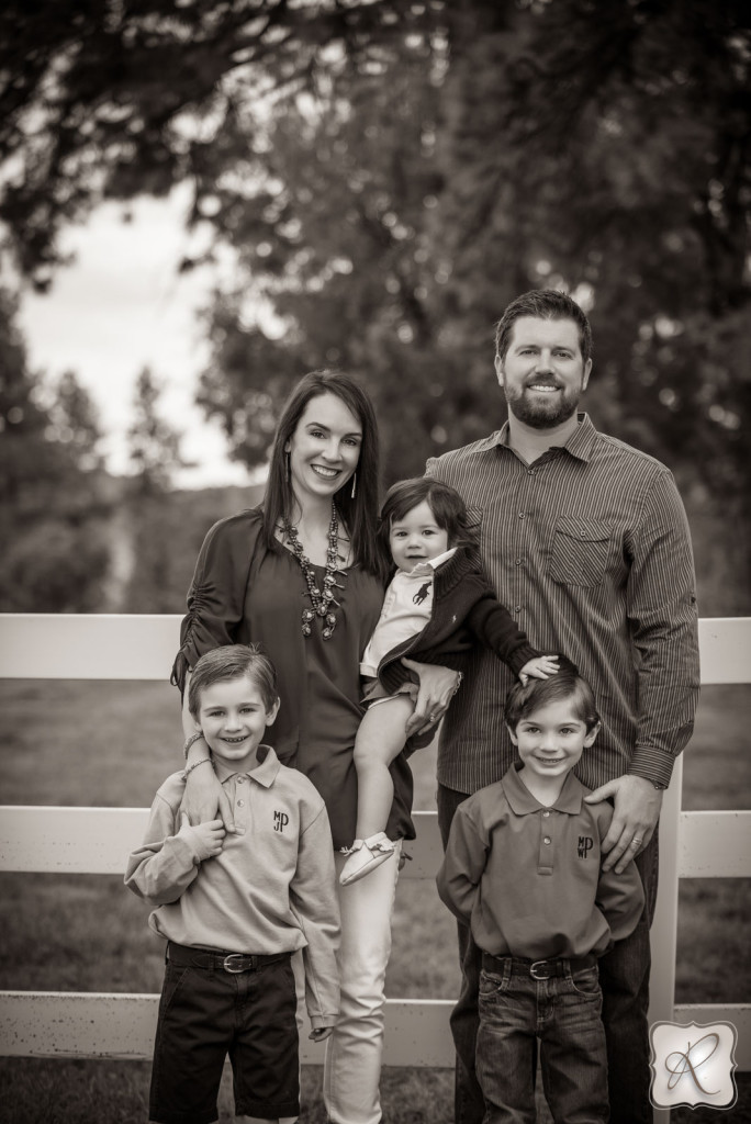 The Penley family during their family photo shoot with Allison Ragsdale Photography in Durango, Colorado 