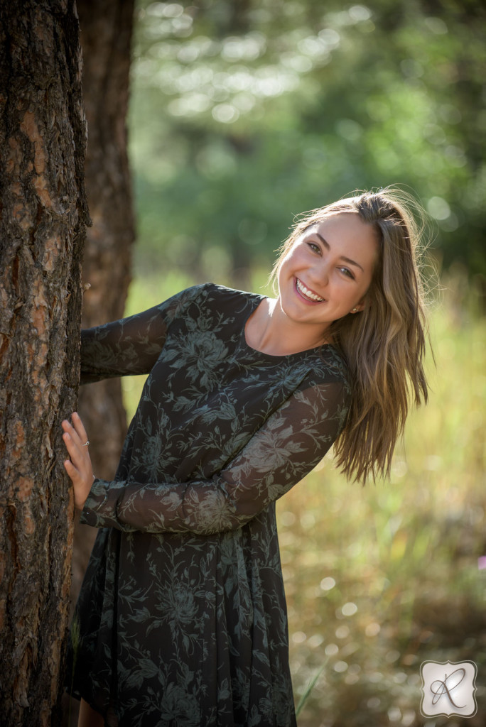 Durango High School senior Jessi Salka during her senior session with Allison Ragsdale Photography at Bakers Bridge in Durango, Colorado 