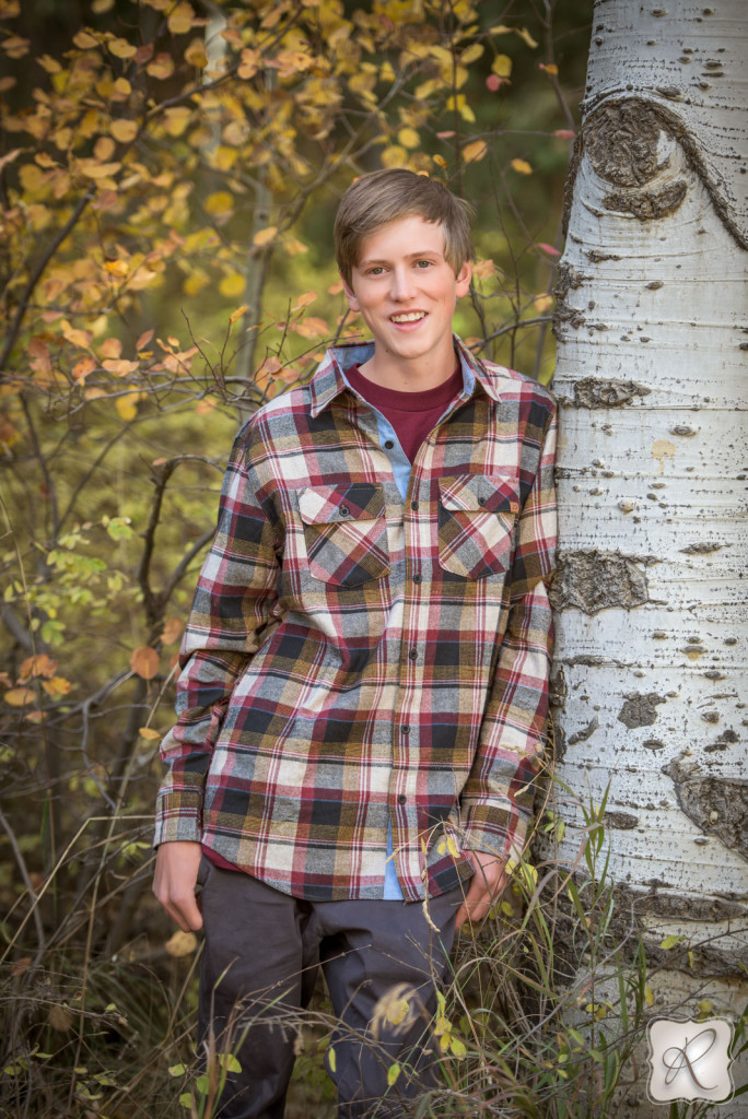 Durango High School senior Will Downs and his dog Moose during his senior session with Allison Ragsdale Photography in Durango, Colorado 