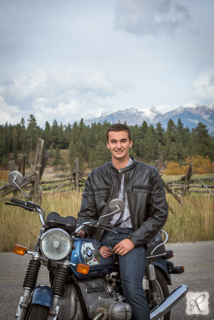 Durango High School senior Boyd Matheson during his senior session with Allison Ragsdale Photography in Durango, Colorado 