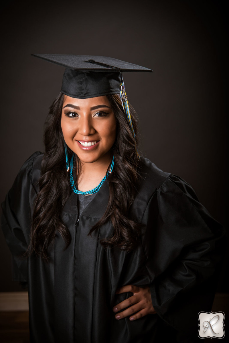 Darien's Senior Pictures for Navajo Prep Durango Wedding and Family