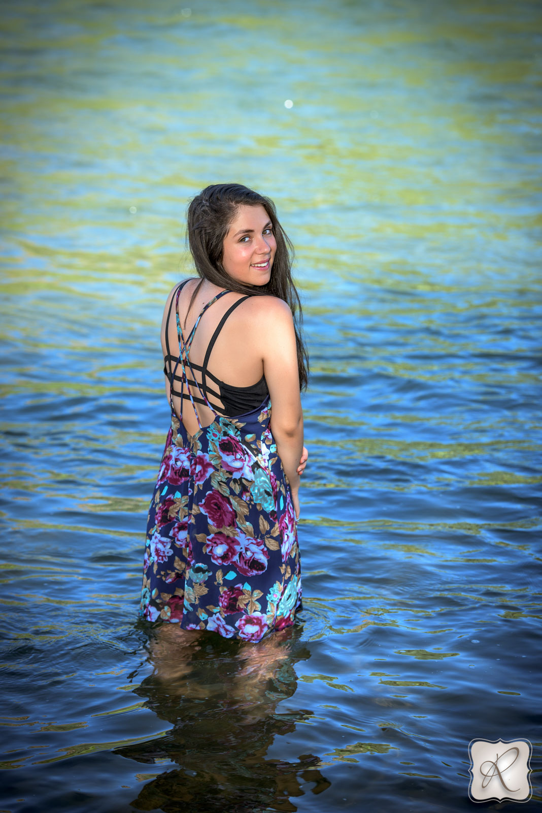 Senior Pictures in water