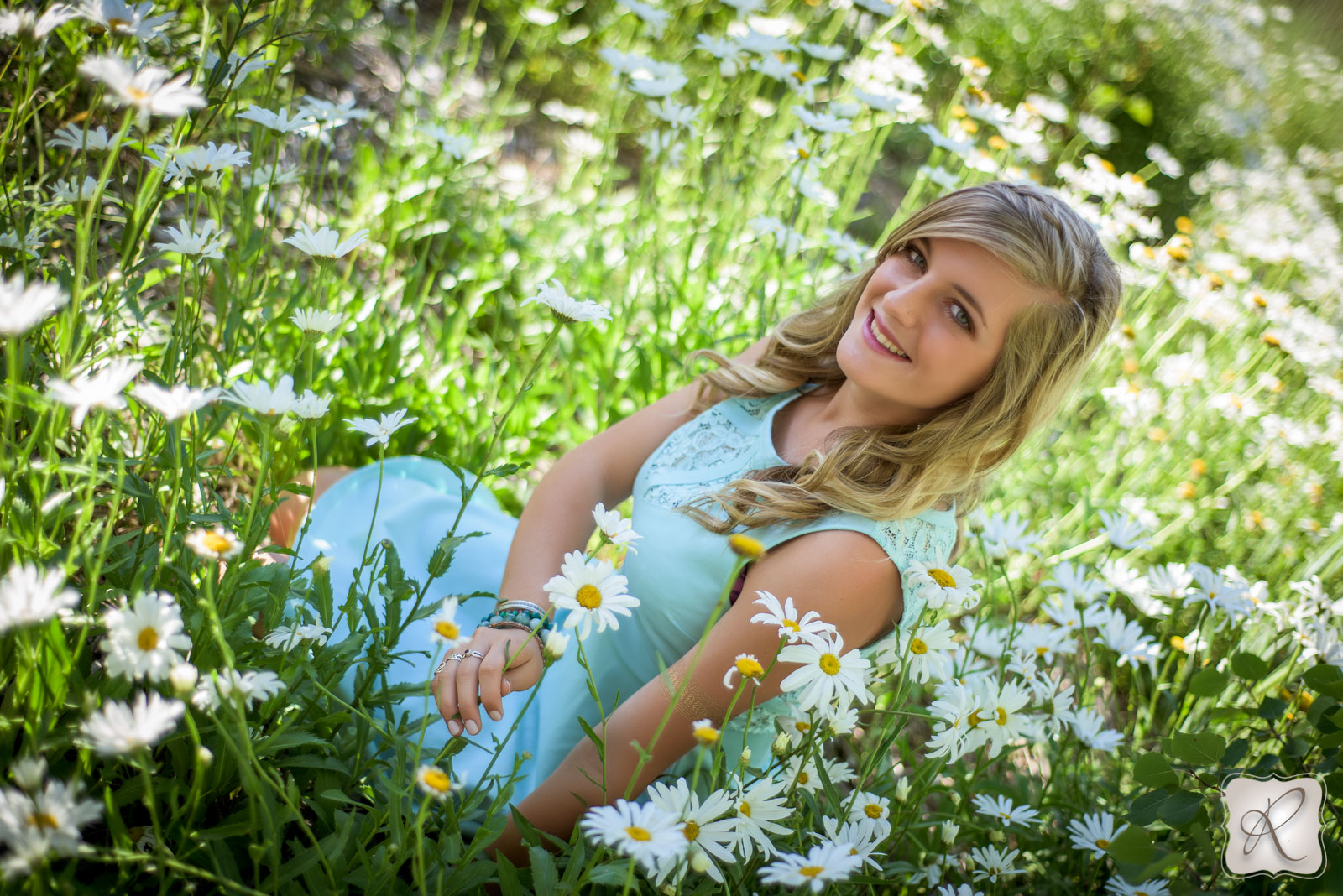 Senior Pictures with Flowers