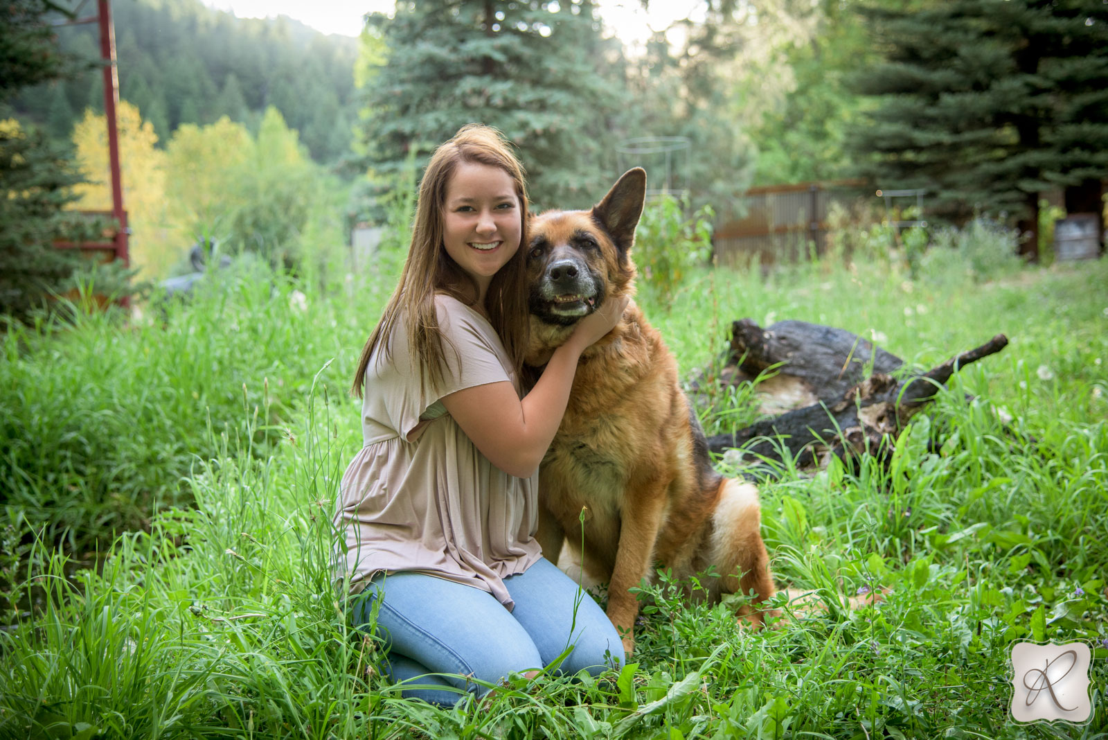 Senior Portraits with Dogs
