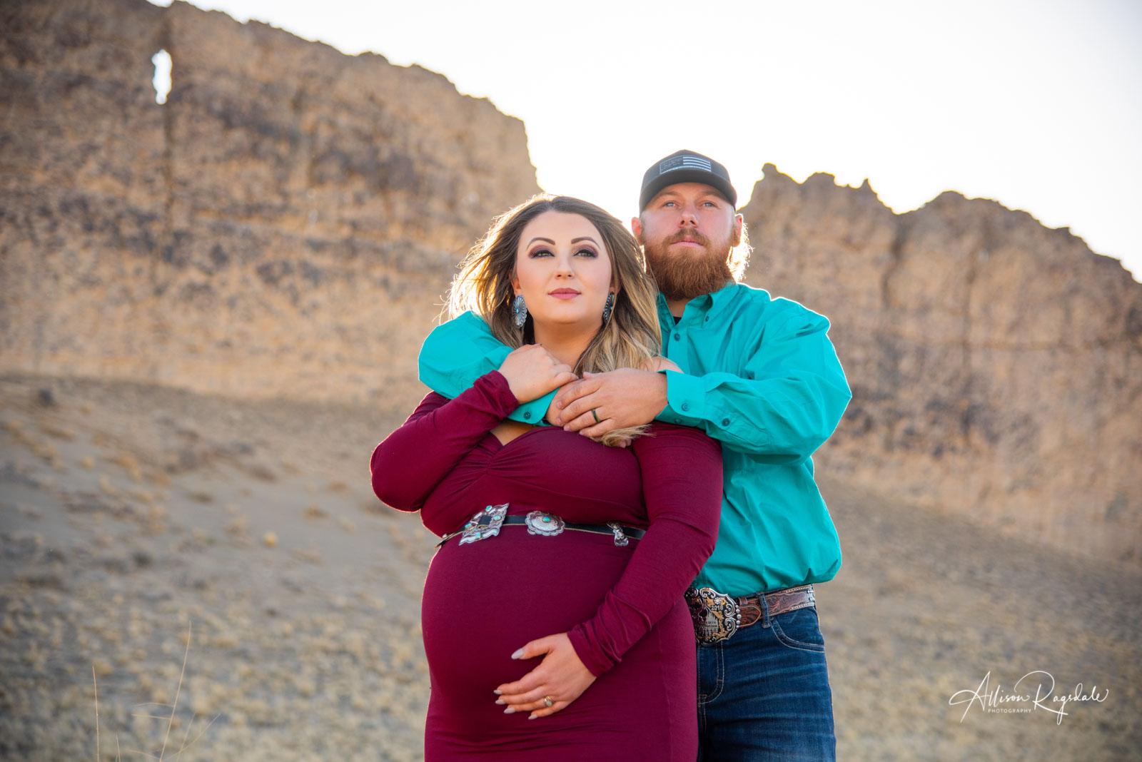 Desert Maternity Portraits