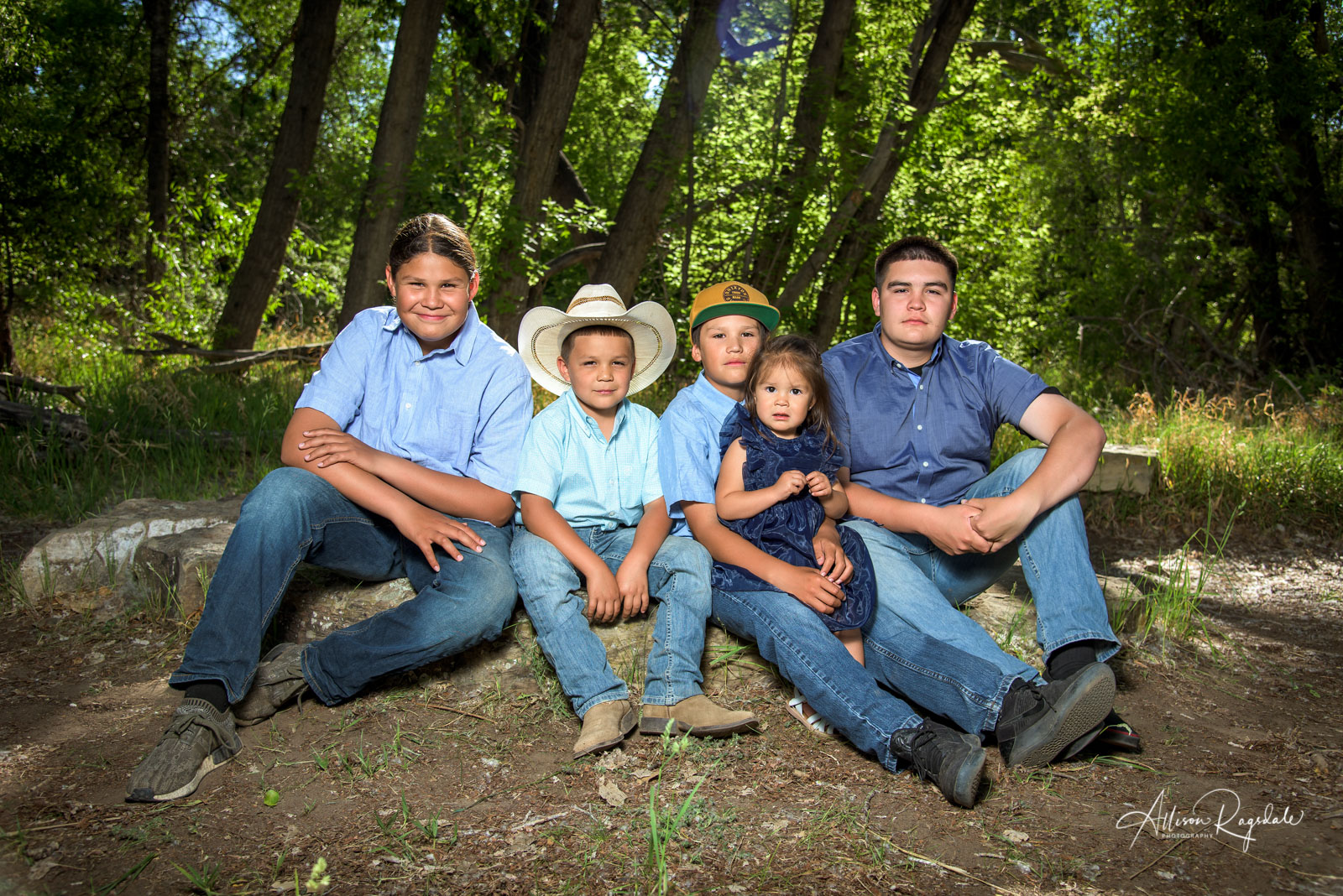 Outdoor family portraits in Durango, Colorado
