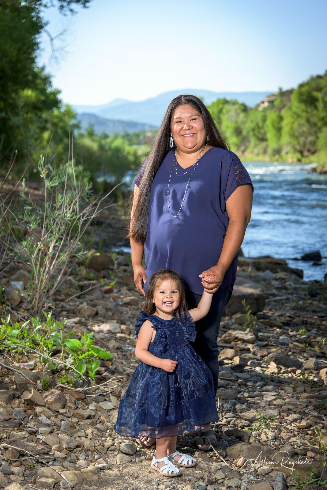 Outdoor family portraits in Durango, Colorado