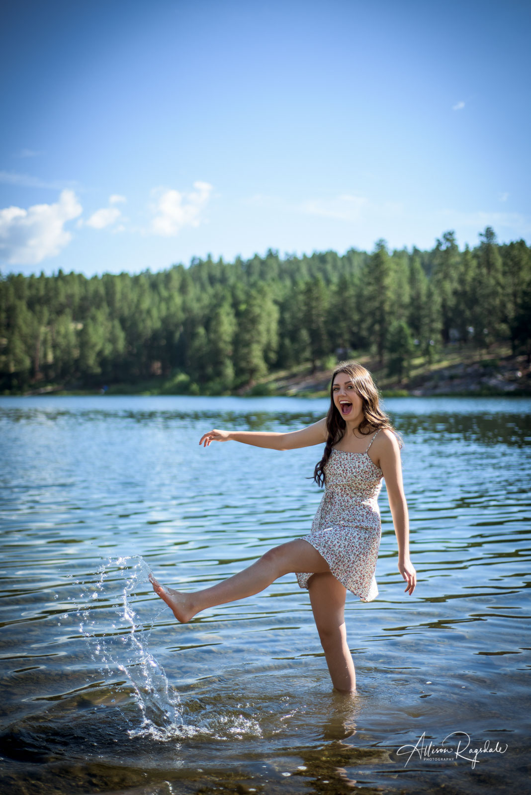 funny outdoor professional portraits in Durango Colorado