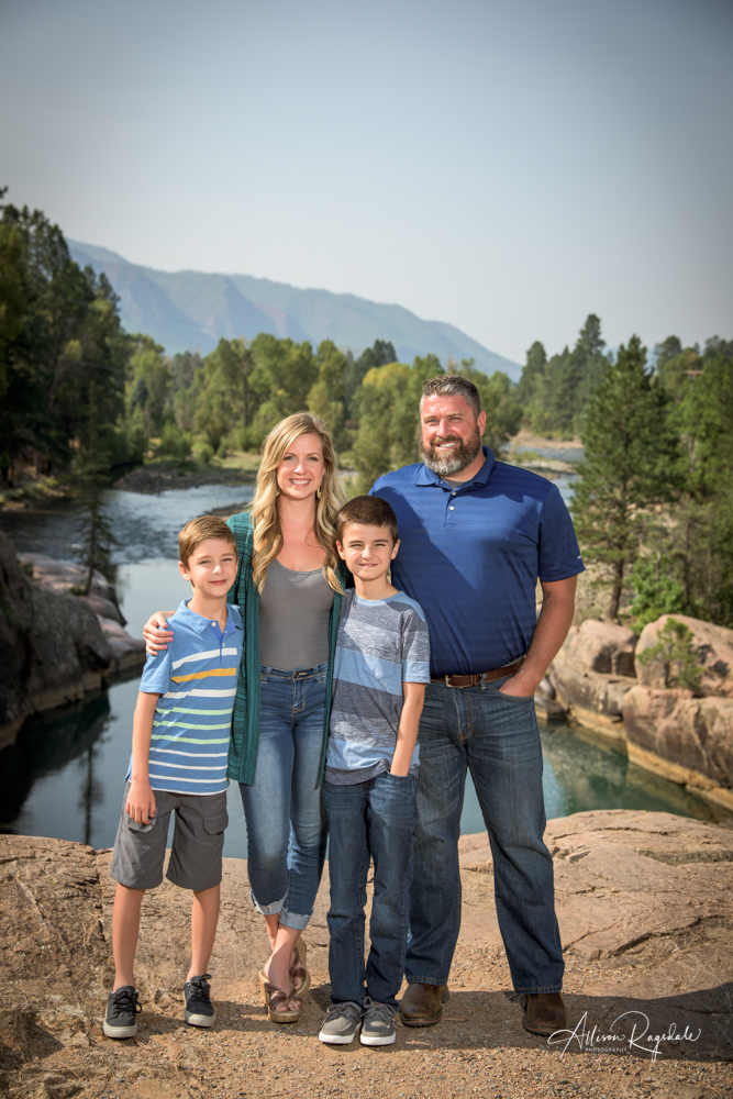 Allison Ragsdale Photography family portraits in Durango Colorado 
