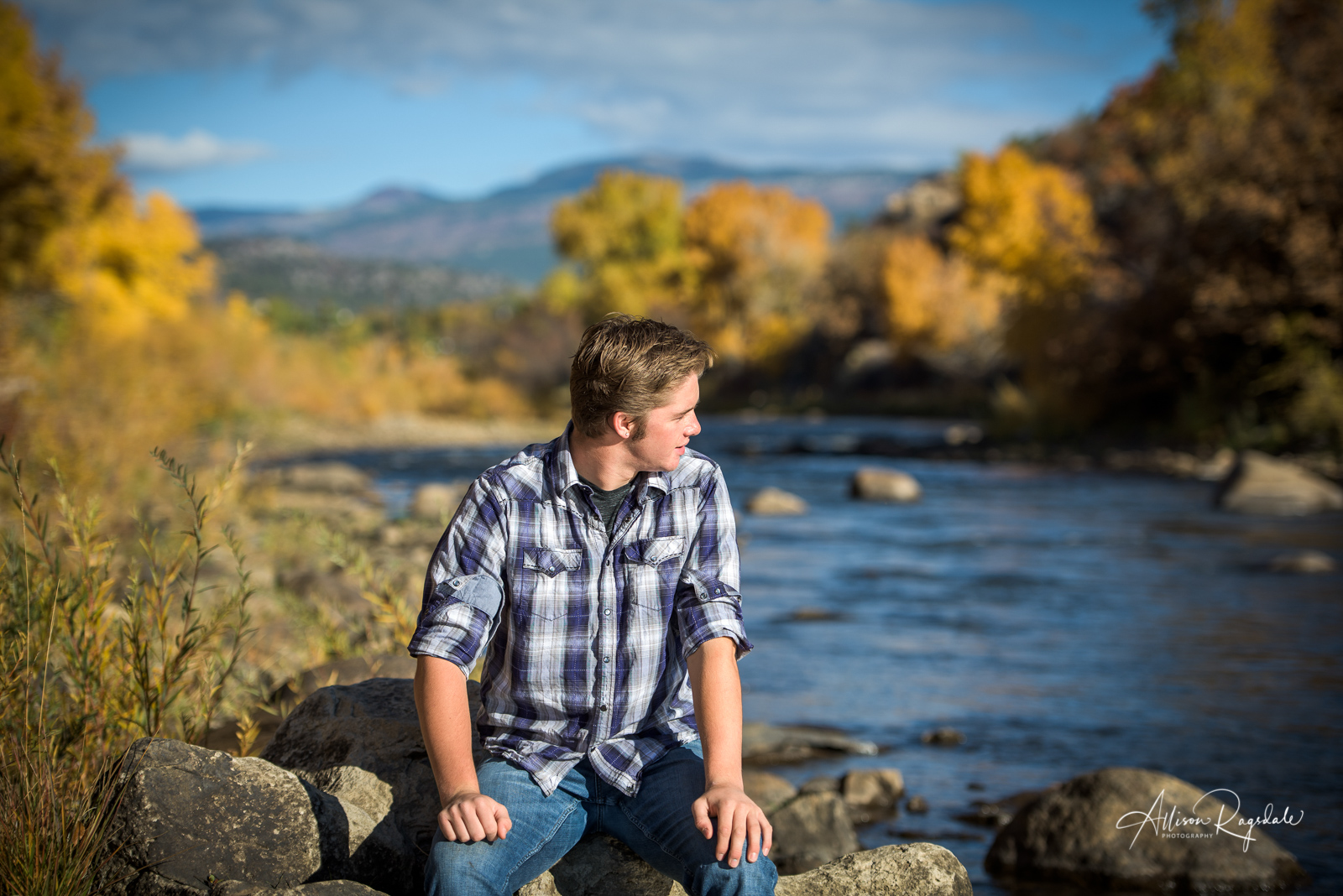fall senior pictures in Durango Colorado 