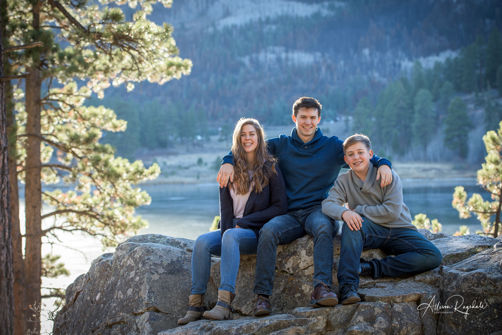 Family outdoor portraits in Durango Colorado