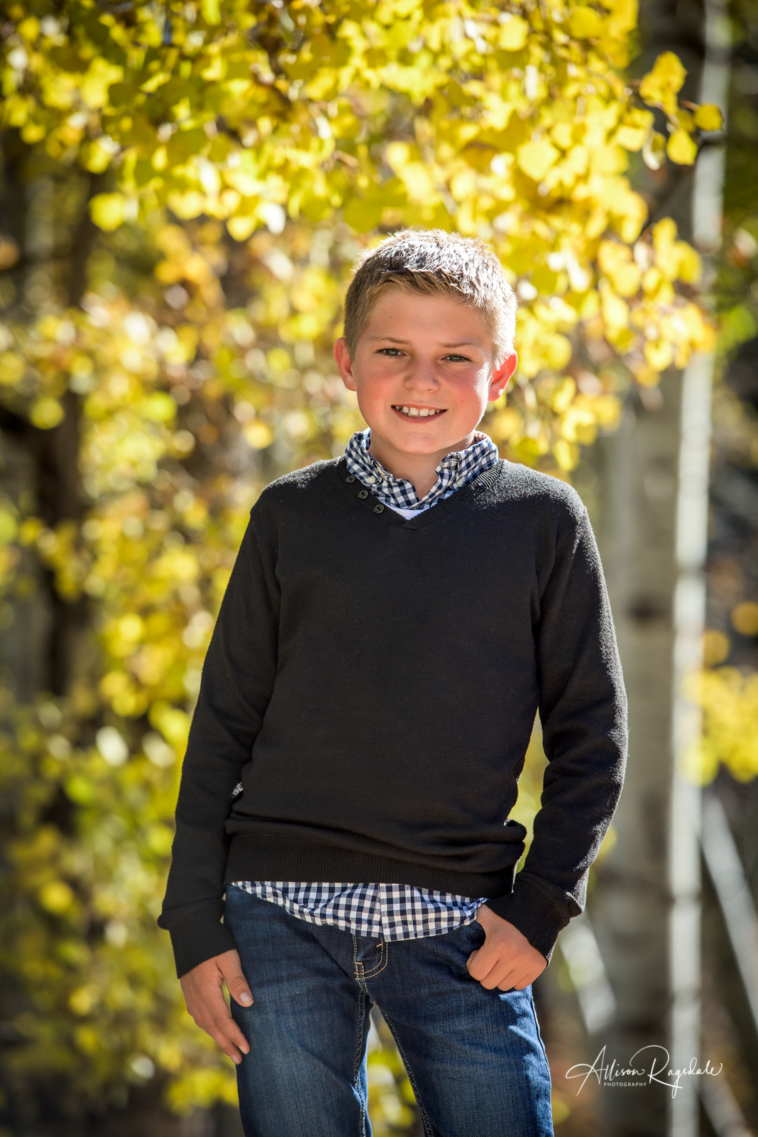 Phipps Fall Family Pictures | Durango Colorado Photographed by Durango Photographer Allison Ragsdale Photography. Fall Color Family Portraits