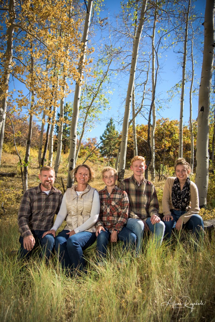 fall family portraits in Durango Colorado