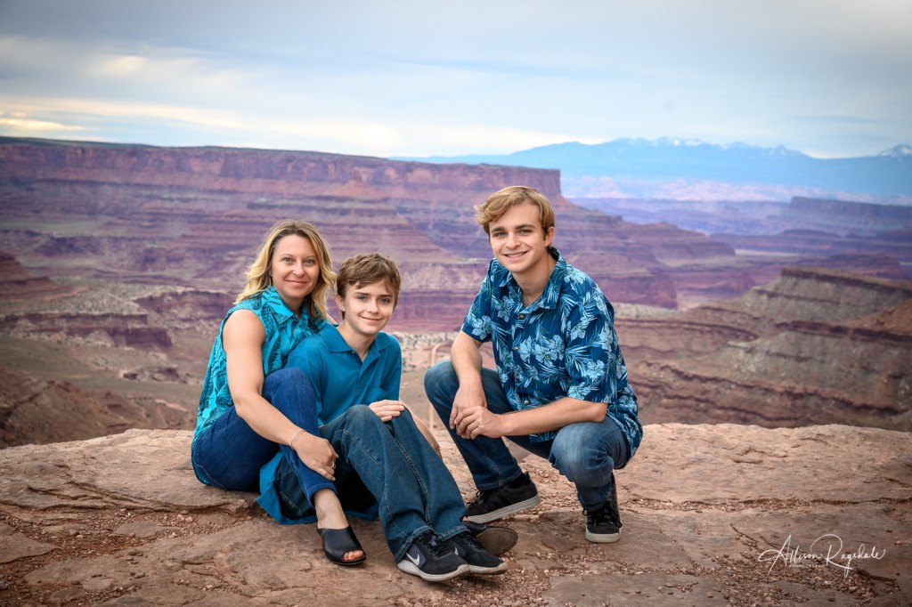 family portraits in arches national park