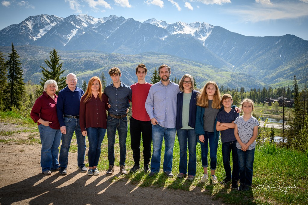 Family in the mountains of Durango Colorado Family Photography