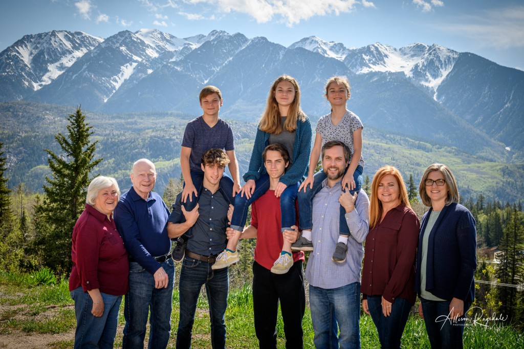 Family portraits taken in the mountains of Durango