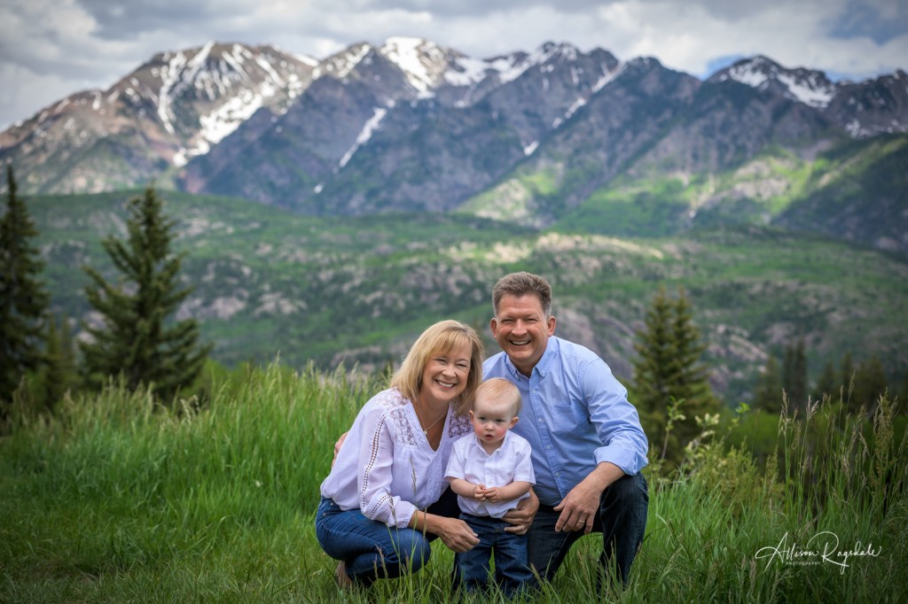 Family portraits in the Mountains of Colorado, The Valaitis Family