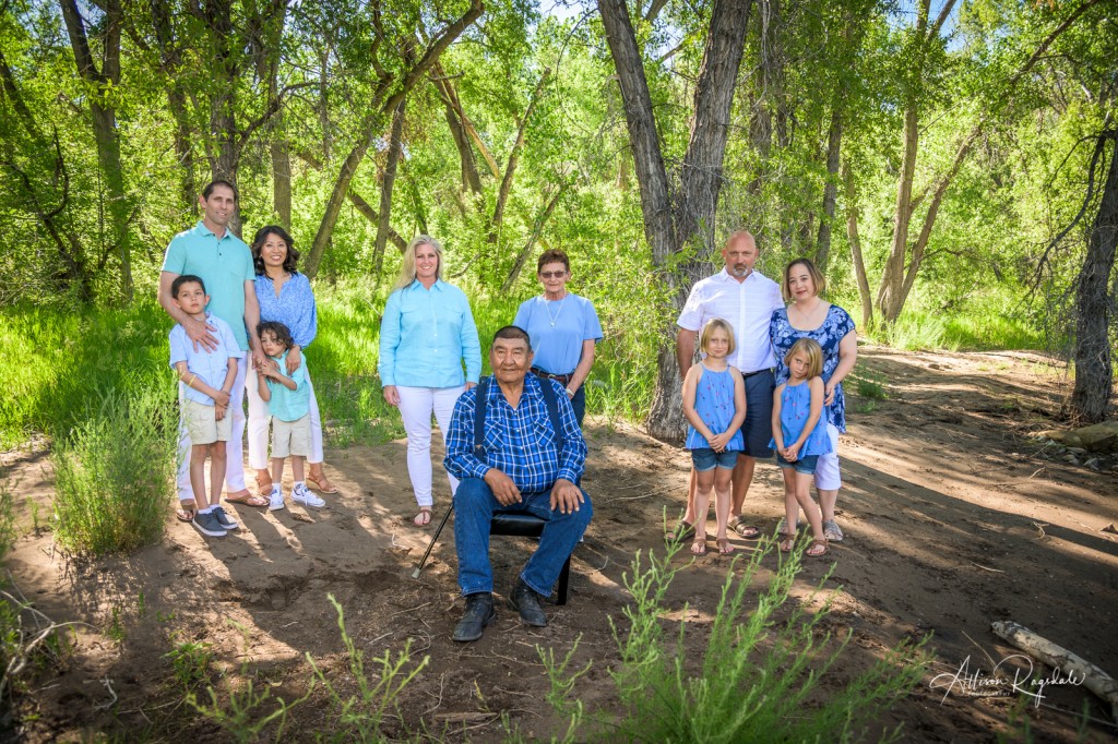 Outdoor family photos in forest, Kathy & Co.