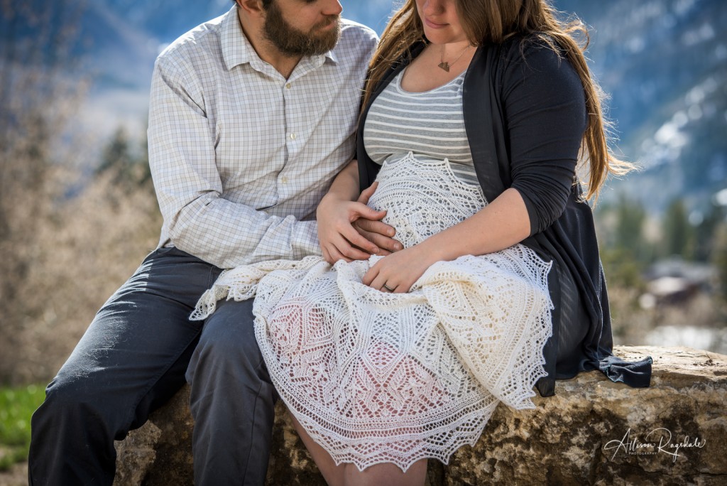 Maternity Portraits in the Colorado Mountains, the Ryan Family