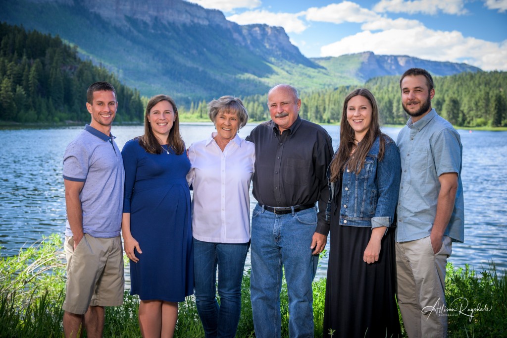 Family photos by lake in Durango, Allison Ragsdale Photography, The Nadal Family