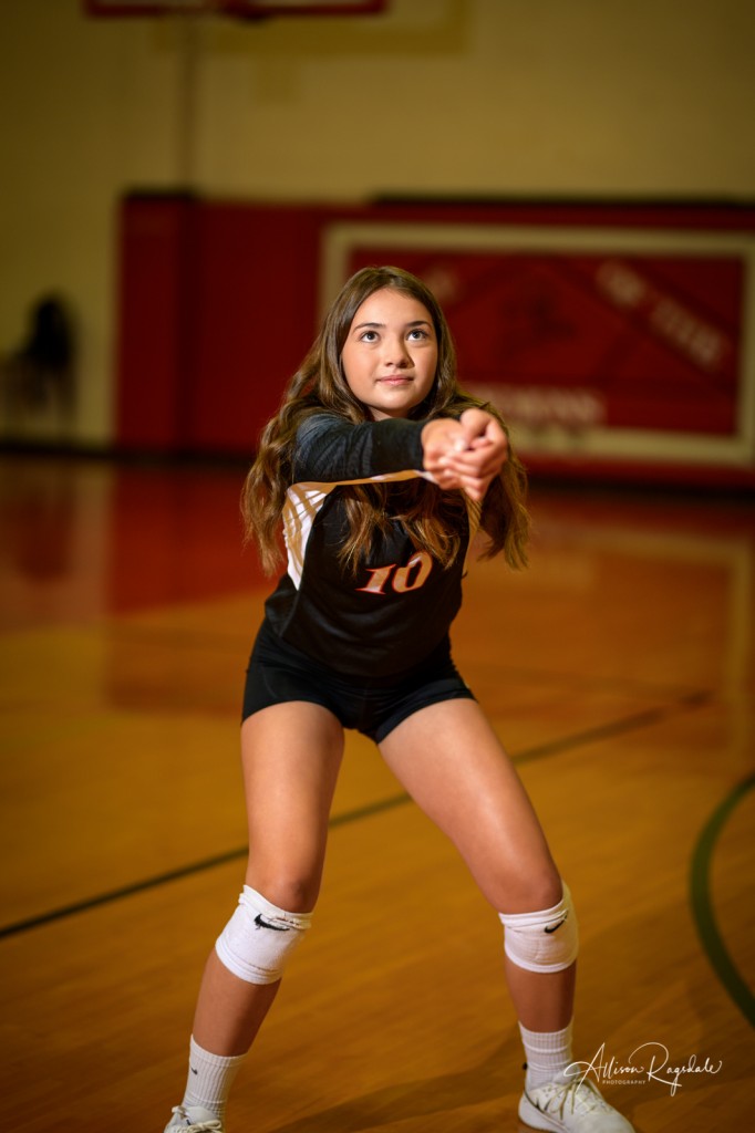 Cool highschool volleyball portraits