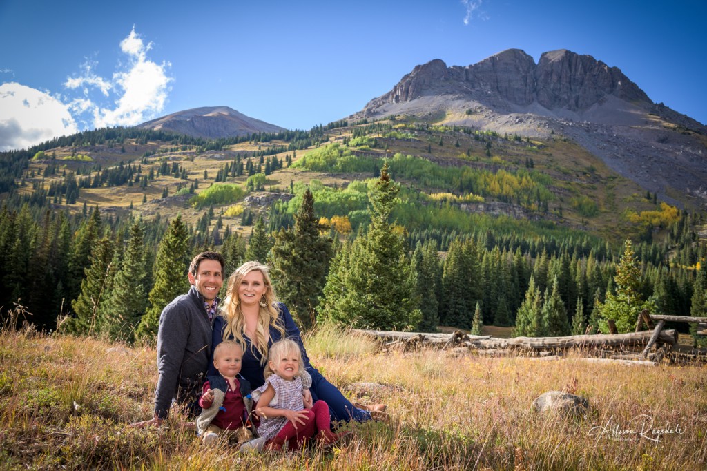 Pretty mountain family pics
