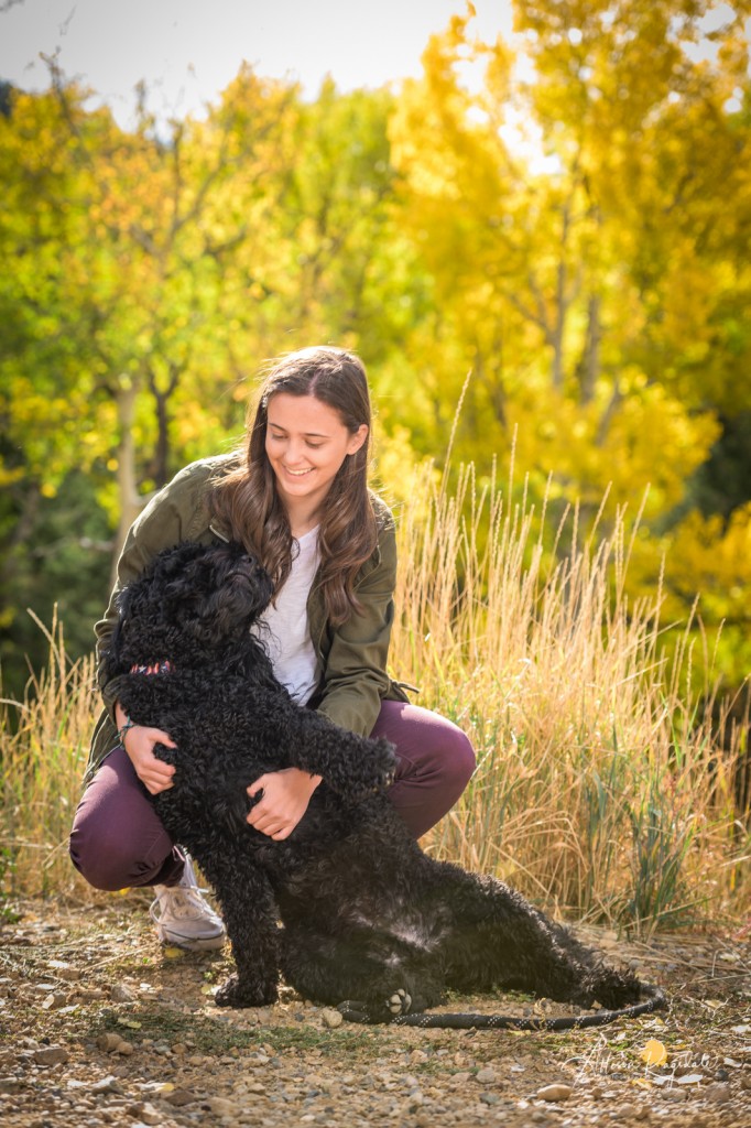 Senior photos with dogs