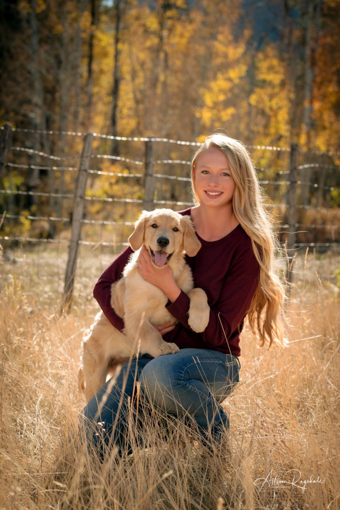 Senior pictures with dogs