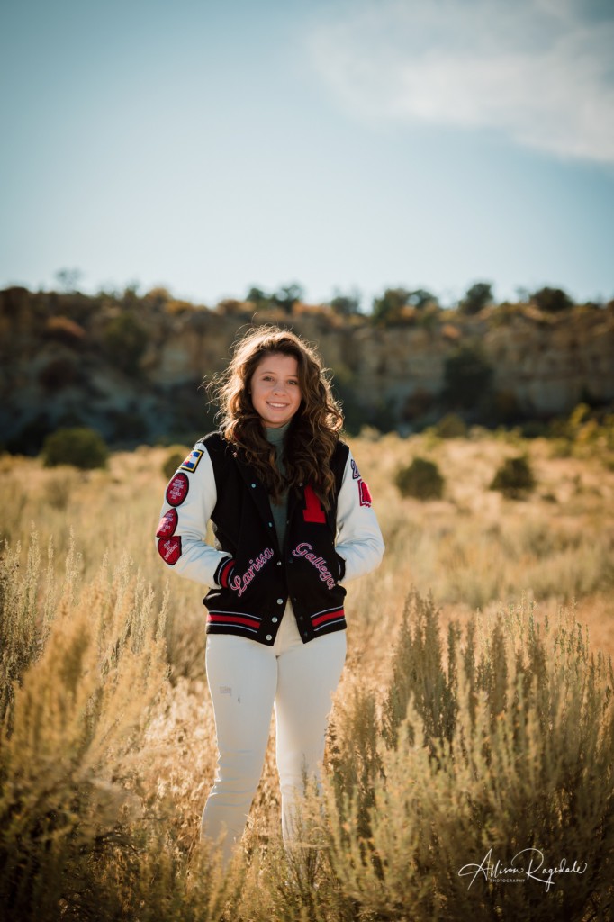 Pretty senior pictures with lettermans jacket