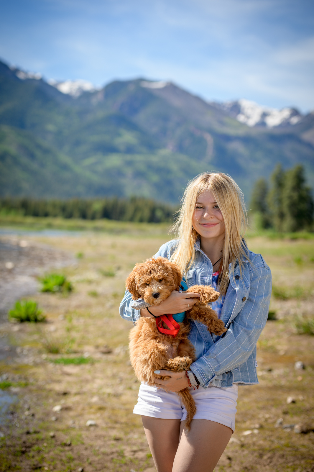 Senior Pictures with Dogs - Durango Wedding and Family Photographers